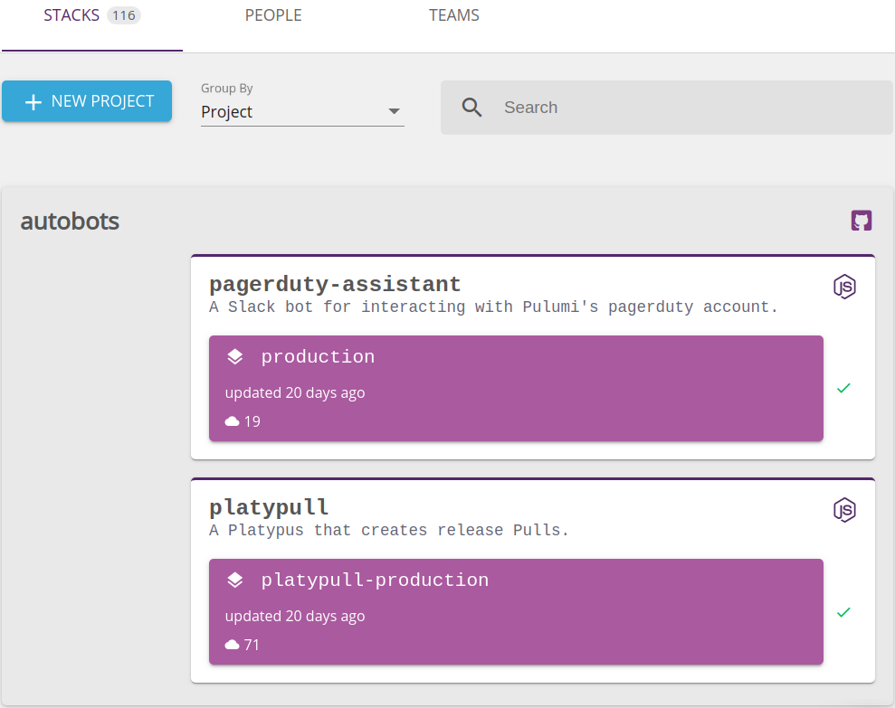 Stack Outputs and Configuration