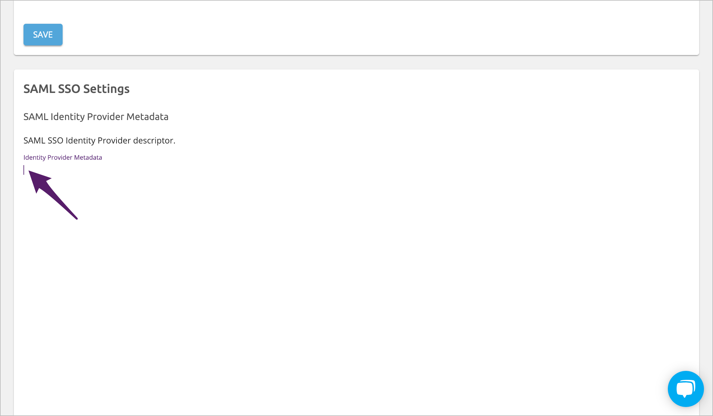 Provide the XML IDP descriptor